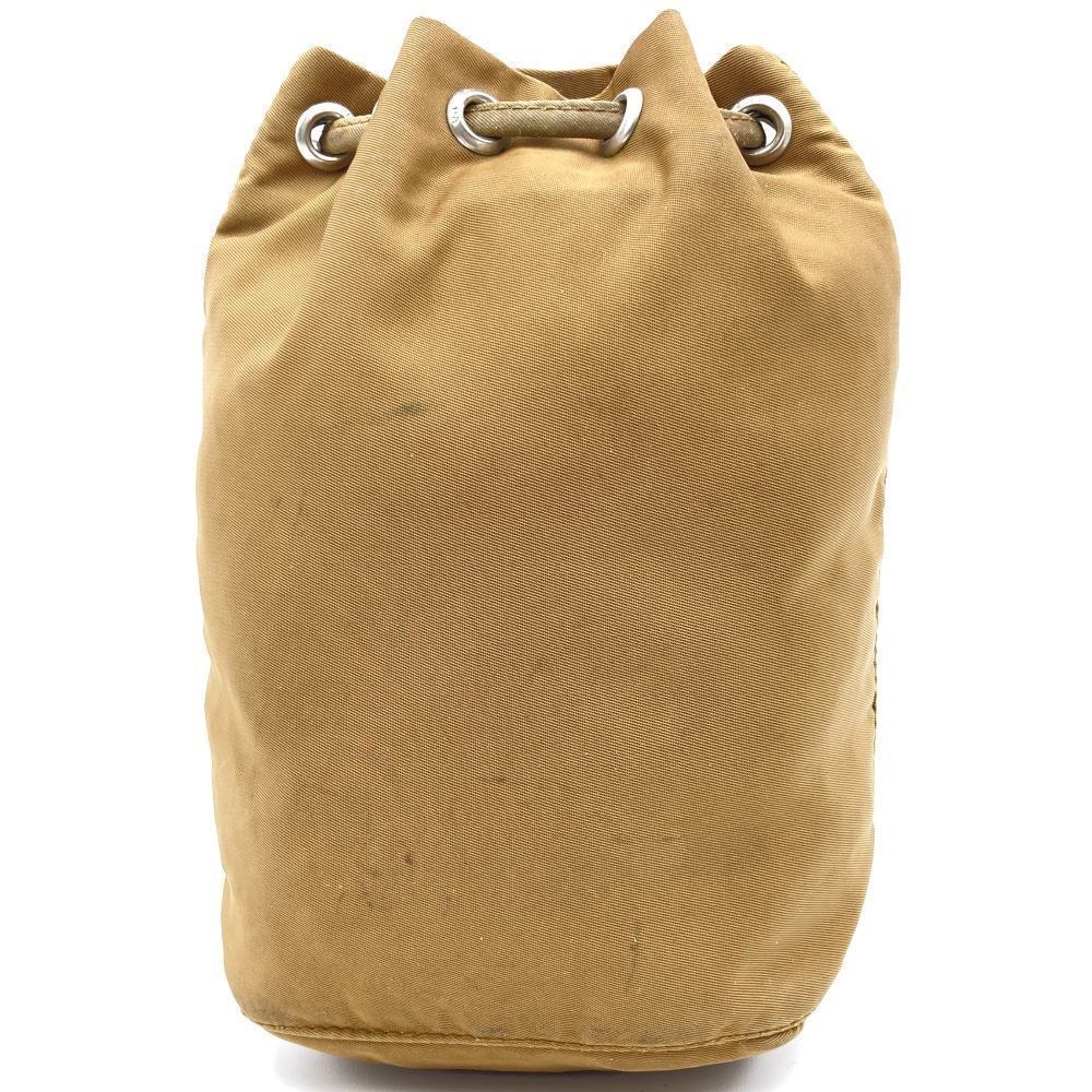 Prada Pouch Drawstring Nylon Brown - image 2
